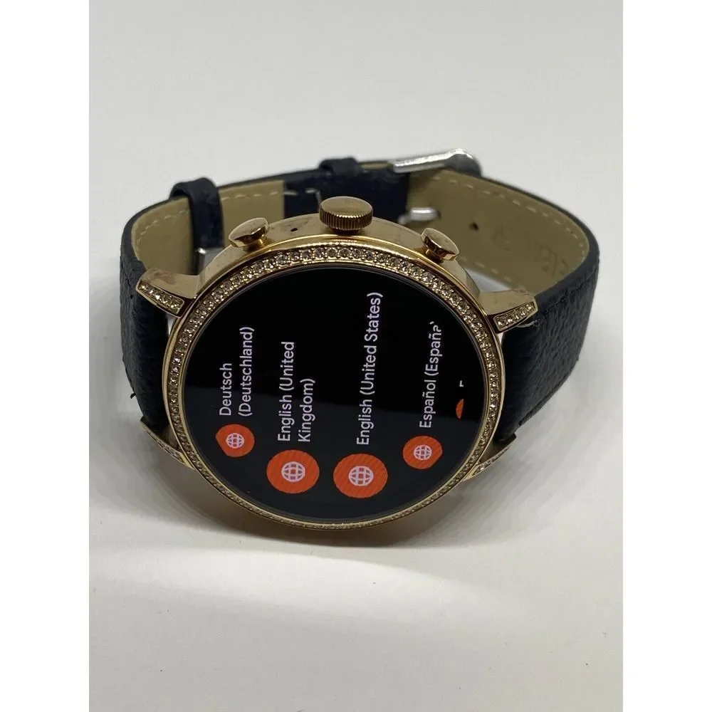 Fossil Gen 4 Authentic Digital Dial Smart Watch Custom Band FTW6015 AB394